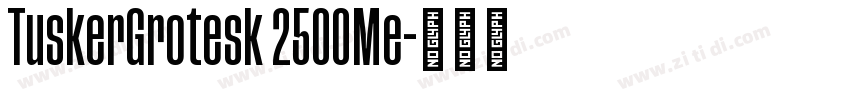 TuskerGrotesk 2500Me字体转换 TuskerGrotesk 2500Me字体转换